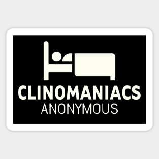 Clinomania - Clinomaniacs Anonymous Sticker